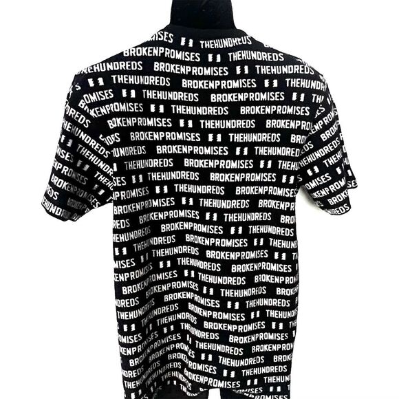 The Hundreds Men's "Broken Promises" Graphic Tee Black Size L - Picture 2 of 5
